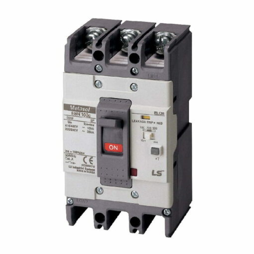 Chống rò ELCB EBN103c 3P 60A 18kA 100/200/500mA LS