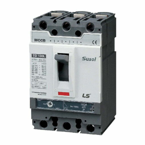 Cầu dao khối MCCB TD100N FMU100 4P 16A 50kA chỉnh dòng LS