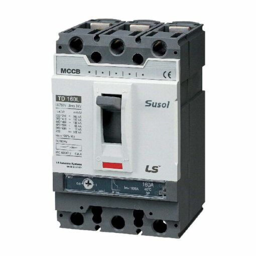 Cầu dao khối MCCB TD160N FMU160 3P 125A 50kA chỉnh dòng LS