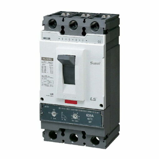Cầu dao khối MCCB TS630N ATU630 3P 630A 65kA chỉnh dòng cắt, dòng ngắn mạch LS