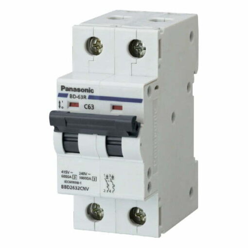 Cầu dao tép MCB 2P 40A 10kA Panasonic BBD2402CHHV