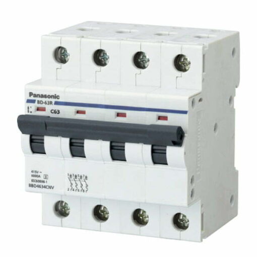 Cầu dao tép MCB 4P 25A 6kA Panasonic BBD4254CNV