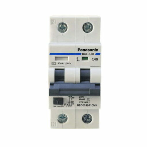 Chống rò RCBO 2P 40A 6kA 30mA Panasonic BBDE24031CNV