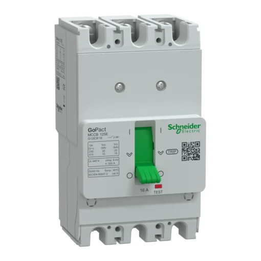 Cầu dao khối MCCB GoPact 125E 3P 20A 15kA Schneider G12E3F20