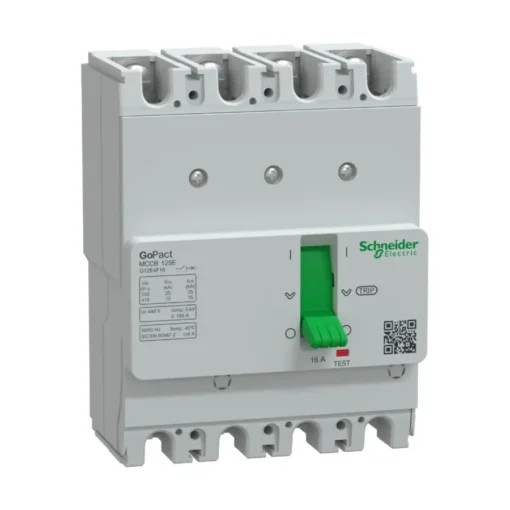 Cầu dao khối MCCB GoPact 125E 4P 40A 15kA Schneider G12E4F40
