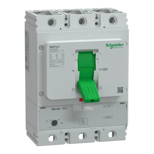 Cầu dao khối MCCB GoPact 800N 3P 500A 50kA chỉnh dòng Schneider G80N3TM500
