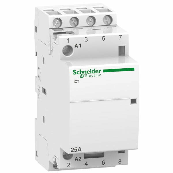 Khởi động từ iCT 4P 4NO 25A 24Vac Schneider A9C20134