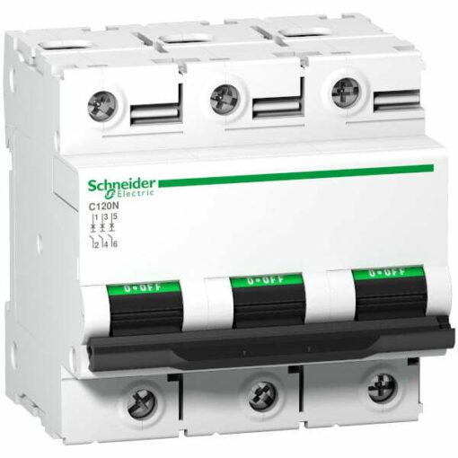 Cầu dao tép MCB C120N 3P 80A 10kA Schneider A9N18365