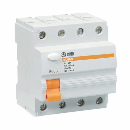 Chống rò RCCB 4P 40A 100mA Sino SL68N/4040/100