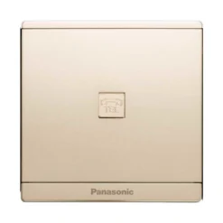 Ổ cắm điện thoại Moderva 4 cực màu vàng ánh kim Panasonic WMF403MYZ-VN