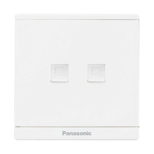 Bộ 2 ổ cắm data Moderva CAT5E màu trắng Panasonic WMF422-VN