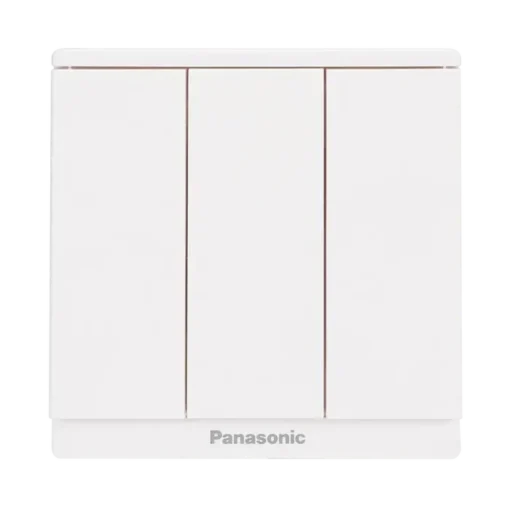 Bộ 3 công tắc Moderva 2 chiều bắt vít màu trắng Panasonic WMF506-VN