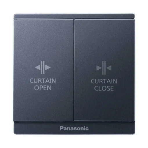 Nút nhấn rèm cửa Moderva màu xám ánh kim Panasonic WMF533MYH-VN