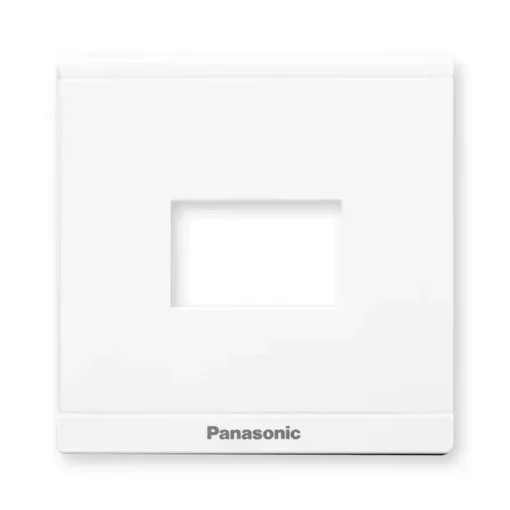 Mặt Moderva vuông dùng cho 1 thiết bị màu trắng Panasonic WMFV7811