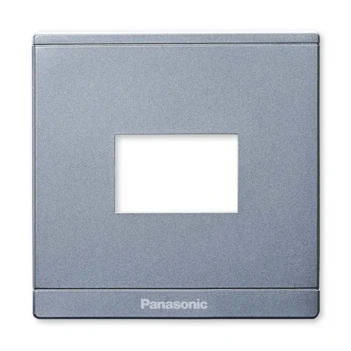 Mặt Moderva vuông 1 thiết bị màu xám ánh kim Panasonic WMFV7811MYH