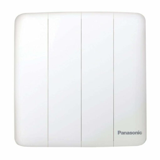 Bộ 4 công tắc Minerva 1 chiều bắt vít 10A màu trắng Panasonic WMT507-VN