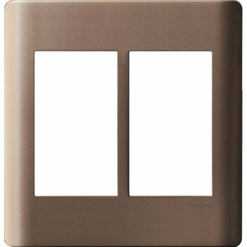Mặt Zencelo A 6 thiết bị size S màu đồng ánh bạc Schneider A84T02L_SZ_G19