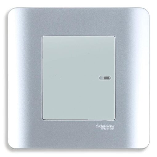 Bộ công tắc Zencelo đơn 2 chiều 16A màu xám Schneider E8431_2_SA_G19