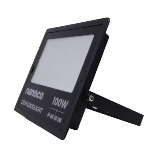 Đèn LED pha Janus IP66 100W sáng vàng 3000K Nanoco NLFM1003