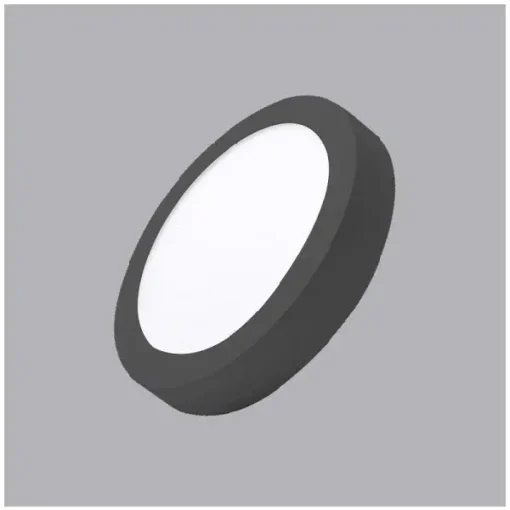 Đèn LED panel tròn viền đen gắn nổi 12W sáng trắng Nanoco NPL126RB