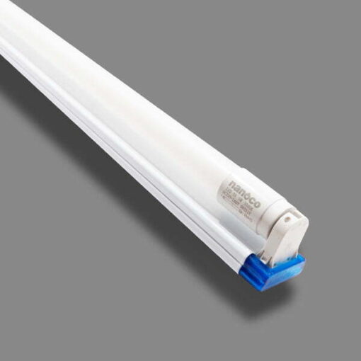 Bộ đèn LED tube siêu mỏng thủy tinh bọc nhựa 0.6m T8 9W sáng vàng Nanoco NT8F109N3