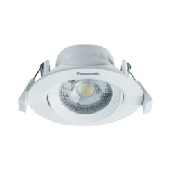 Đèn downlight âm trần tròn chỉnh góc 60° 5W sáng vàng Panasonic NNNC7624088