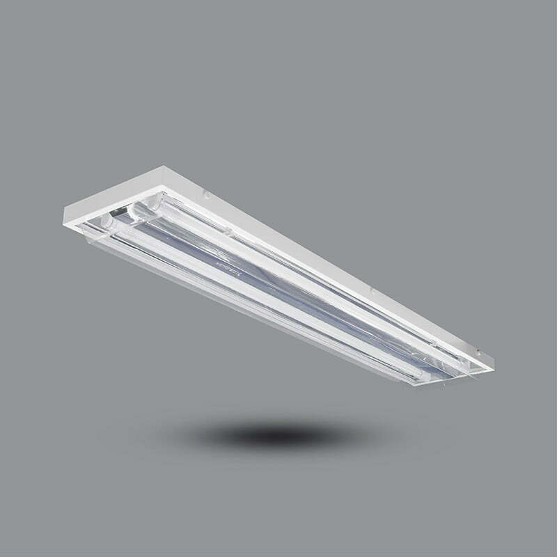 Đèn phòng sạch gắn nổi 2x20W IP54 sáng vàng Paragon PIFJ236L36/30