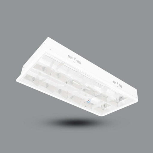 Đèn tán quang âm trần 0.6m bóng LED 2x10W sáng vàng Paragon PRFJ218L20/30