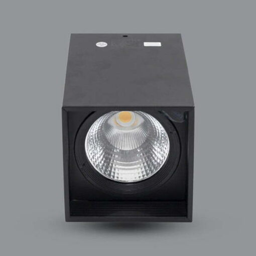 Đèn LED Downlight gắn nổi màu đen 10W sáng vàng Paragon PSDLL136L10/B/30