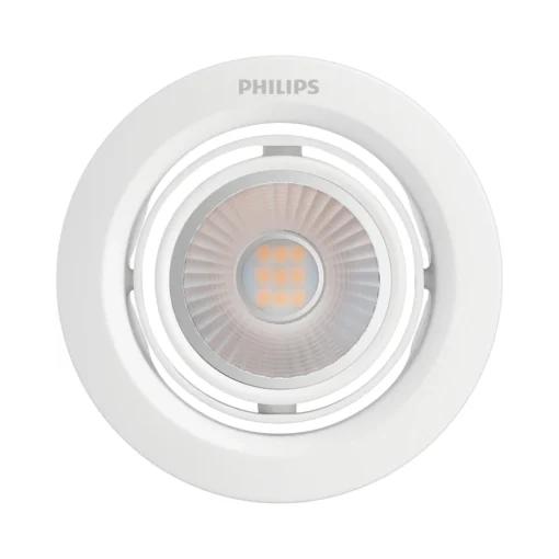 Đèn LED chỉnh góc 2 trục Pomeron 59776 070 7W sáng vàng 2700K Philips