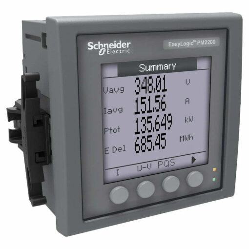 Đồng hồ đa năng hiển thị LCD, đo Sóng hài đến 31 bậc, Modbus, cấp chính xác 0.5% Schneider METSEPM2230