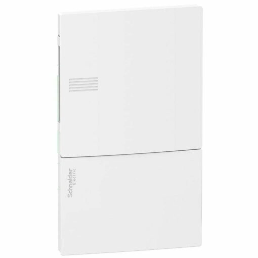 Tủ điện nhựa âm tường Resi9 MP cửa trắng 4 module Schneider MIP22104