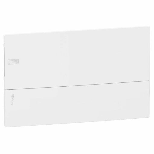 Tủ điện nhựa âm tường Resi9 MP cửa trắng 18 module Schneider MIP22118