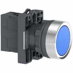 Nút nhấn nhả Ø22 không có ký hiệu, 1NO, màu xanh dương Schneider XA2EA61