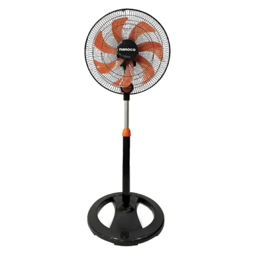 Quạt đứng CN màu đen cam Nanoco NSF1607