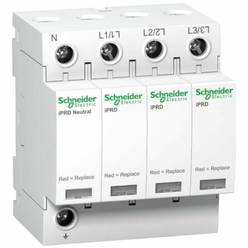 Chống sét lan truyền iPRD 3P+N - 400V - 65kA loại 2 Draw-out Schneider A9L65601