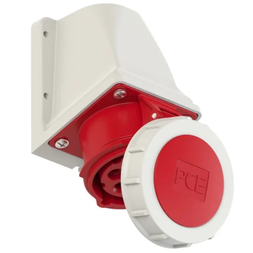 Ổ cắm gắn nổi kín nước 32A 5P 400V 6H IP67 PCE F1252-6