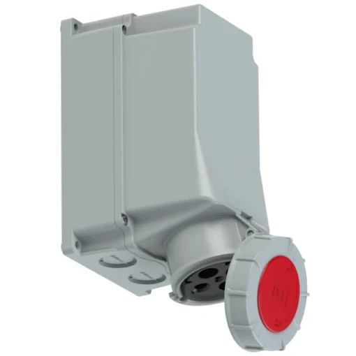 Ổ cắm gắn nổi kín nước 125A 4P 400V 6H IP66/67 PCE F144-6