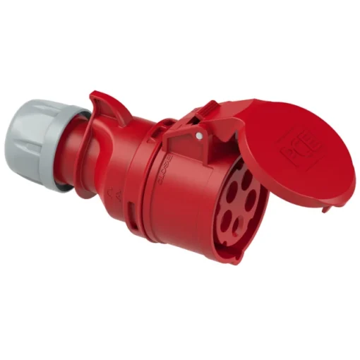 Ổ cắm di động 32A 5P 400V 6H IP44 PCE F225-6