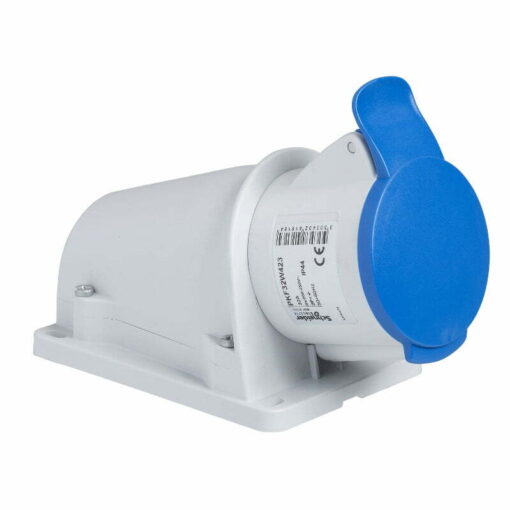 Ổ cắm gắn nổi 2P+E 32A 230V IP44 Schneider PKF32W423