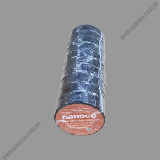 Băng keo cách điện PVC 20 yard đen (Đài Loan) Nanoco FKPT20BK