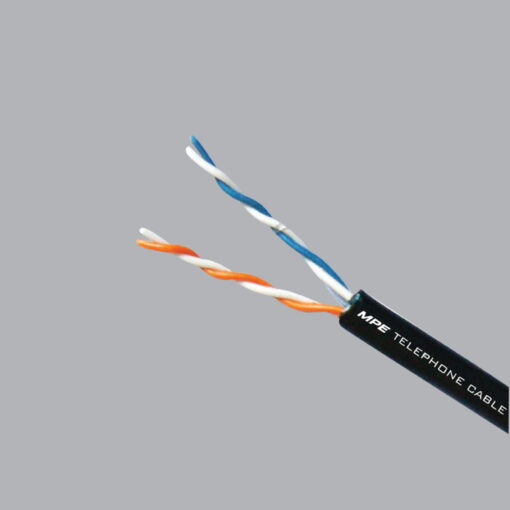 Cáp điện thoại 2 đôi - 2P*0.5mm (cuộn 200m) MPE TLC-2P/200