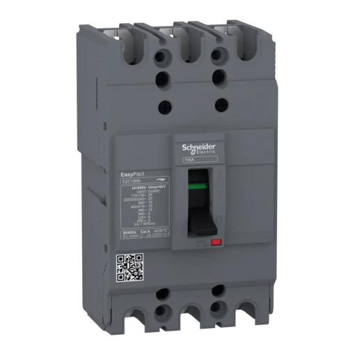 Cầu dao khối MCCB EZC100N 3P 100A 15kA/415V Schneider EZC100N3100