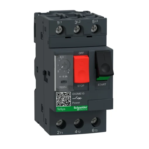 CB bảo vệ động cơ GV2ME 4...6.3A loại từ nhiệt Schneider GV2ME10