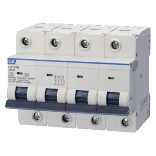 Cầu dao tép MCB LA125H 4P 80A 10kA LS