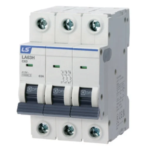 Cầu dao tép MCB LA63H 3P 63A 10kA LS