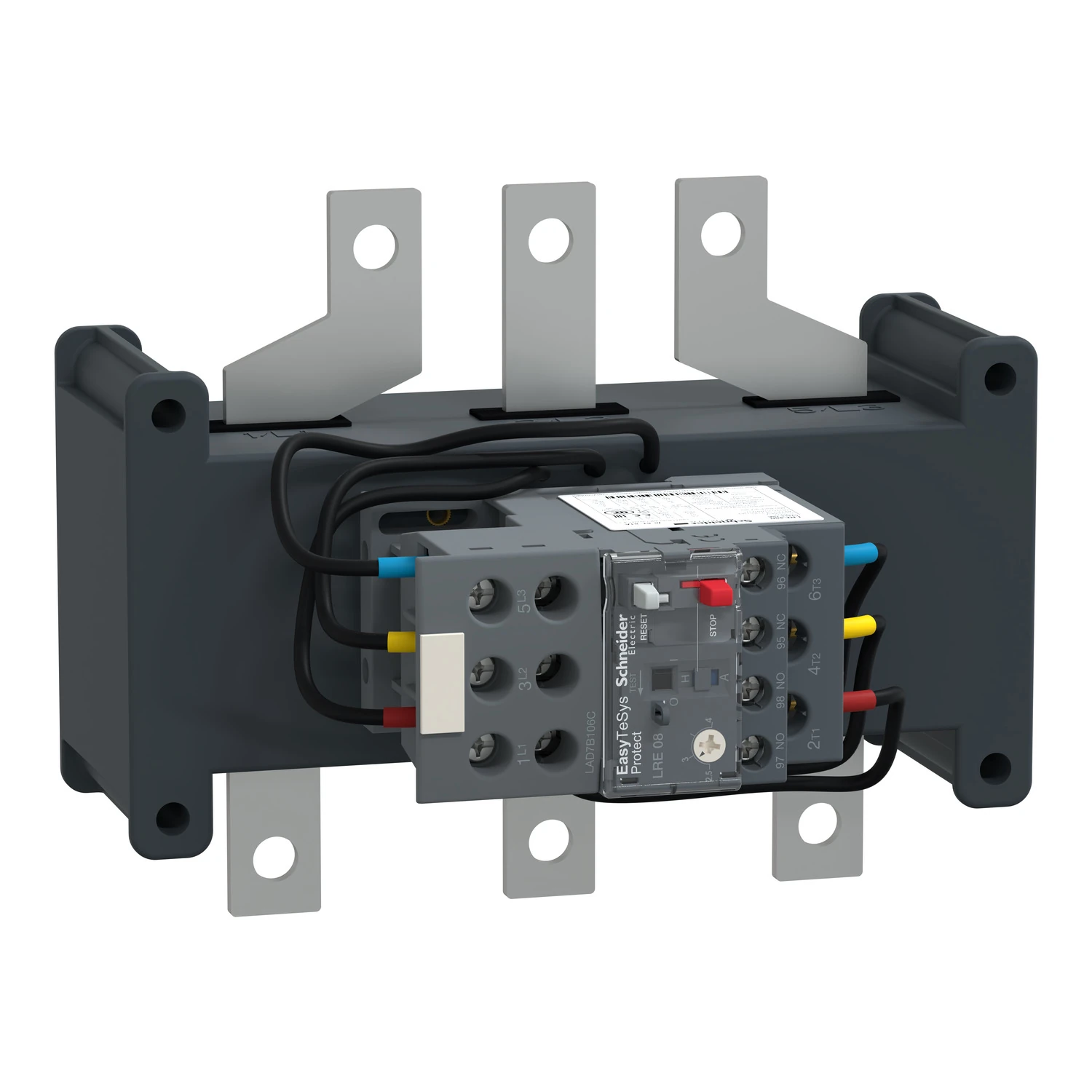 Rơ le nhiệt 208...333A dùng với Contactor LC1E250 ... LC1E400 Schneider LRE486