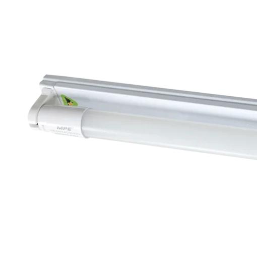 Bộ đèn batten LED tube T8 thủy tinh 0.6m 1x9W sáng trắng MPE MGT8-110T