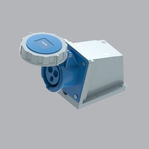 Ổ cắm gắn nổi kín nước 16A 2P+E(6h) IP67 MPE MPN2-1132