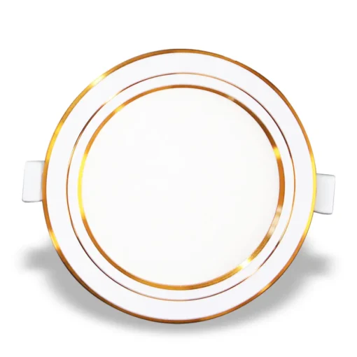 Đèn LED downlight âm trần viền vàng 9W sáng trung tính Nanoco NSD094G110